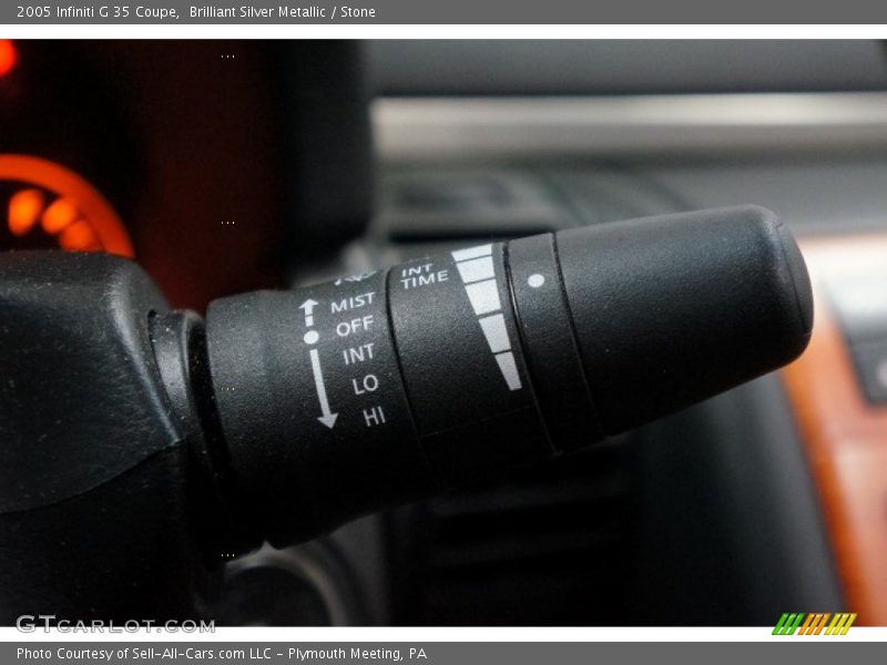 Brilliant Silver Metallic / Stone 2005 Infiniti G 35 Coupe