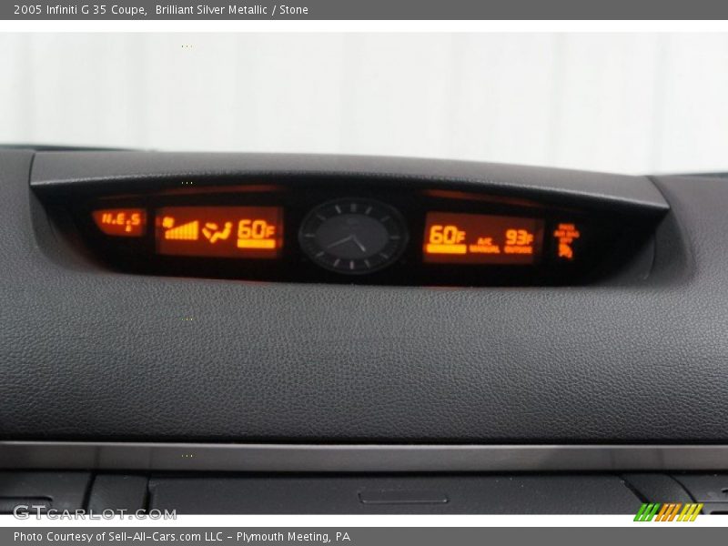 Brilliant Silver Metallic / Stone 2005 Infiniti G 35 Coupe