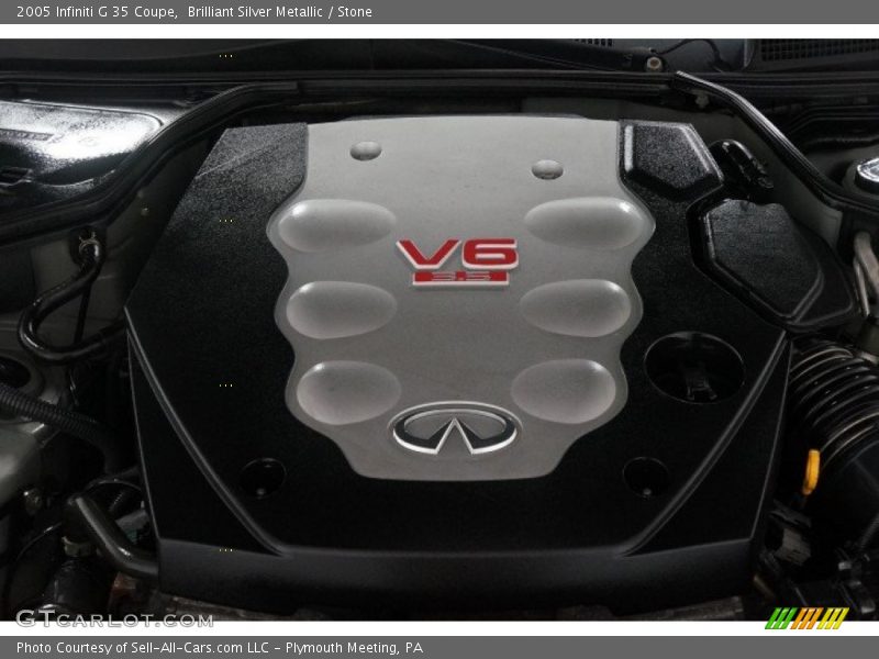 Brilliant Silver Metallic / Stone 2005 Infiniti G 35 Coupe