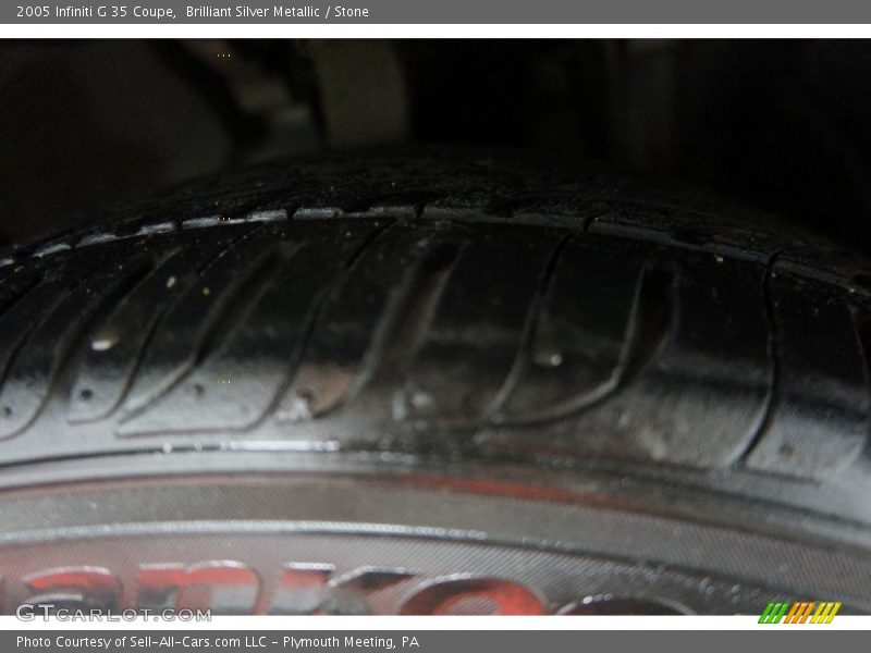 Brilliant Silver Metallic / Stone 2005 Infiniti G 35 Coupe
