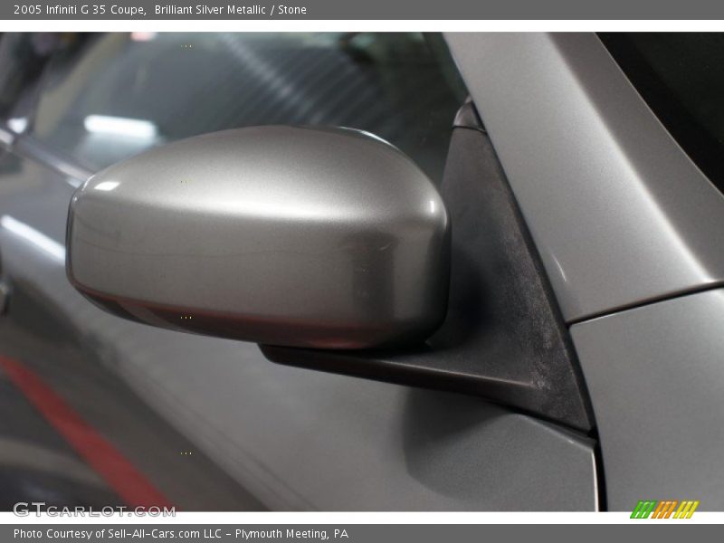 Brilliant Silver Metallic / Stone 2005 Infiniti G 35 Coupe