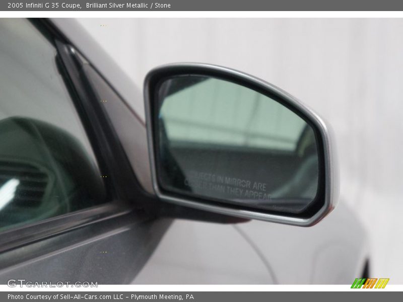 Brilliant Silver Metallic / Stone 2005 Infiniti G 35 Coupe