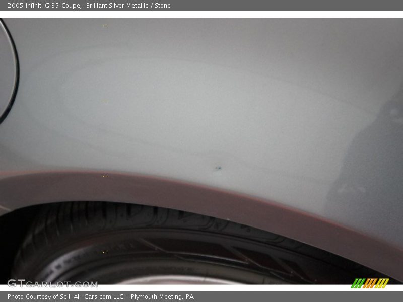 Brilliant Silver Metallic / Stone 2005 Infiniti G 35 Coupe