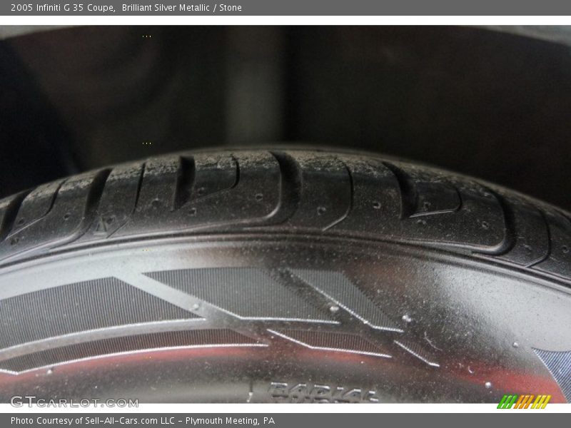 Brilliant Silver Metallic / Stone 2005 Infiniti G 35 Coupe