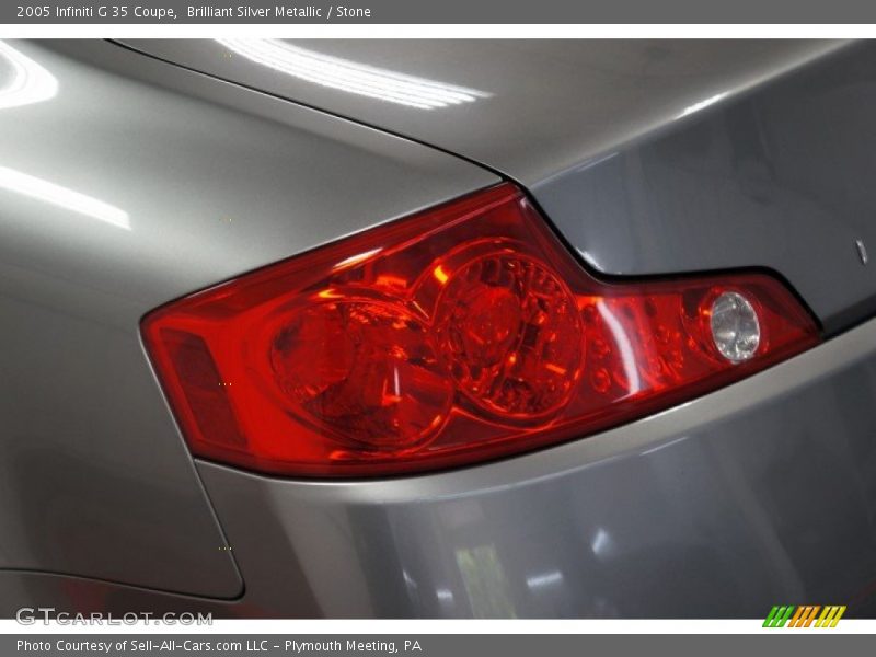 Brilliant Silver Metallic / Stone 2005 Infiniti G 35 Coupe