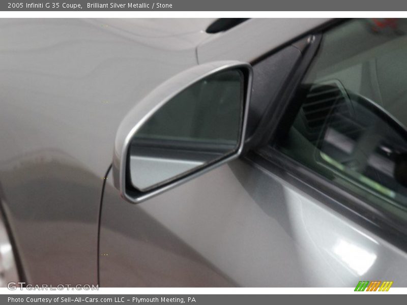 Brilliant Silver Metallic / Stone 2005 Infiniti G 35 Coupe