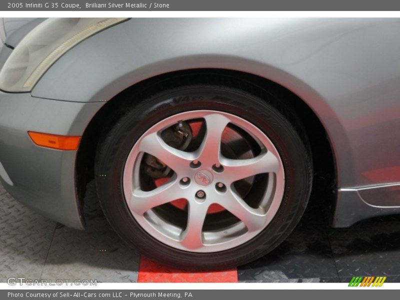 Brilliant Silver Metallic / Stone 2005 Infiniti G 35 Coupe