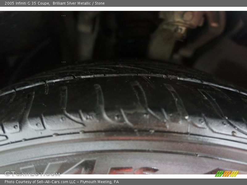 Brilliant Silver Metallic / Stone 2005 Infiniti G 35 Coupe