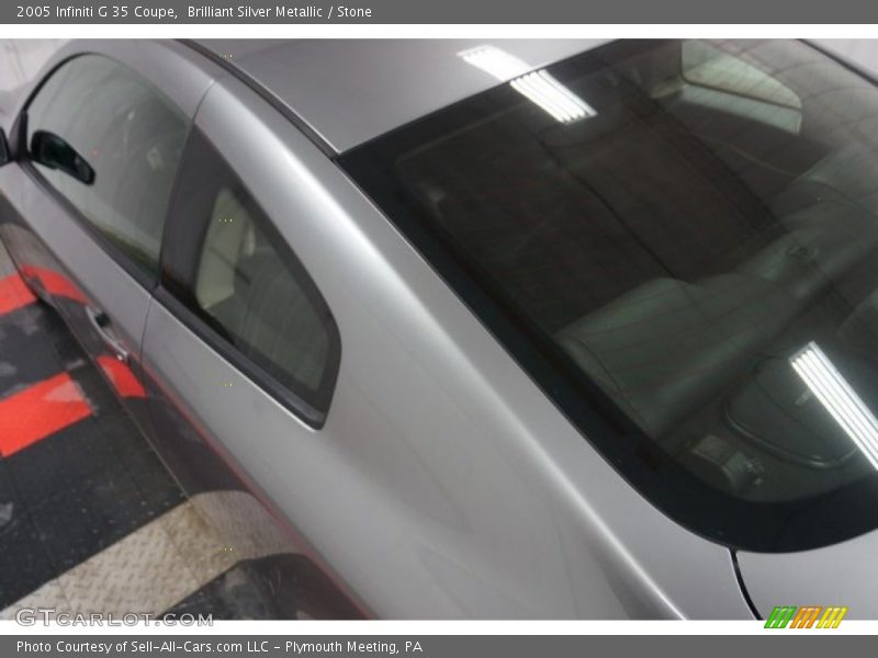 Brilliant Silver Metallic / Stone 2005 Infiniti G 35 Coupe
