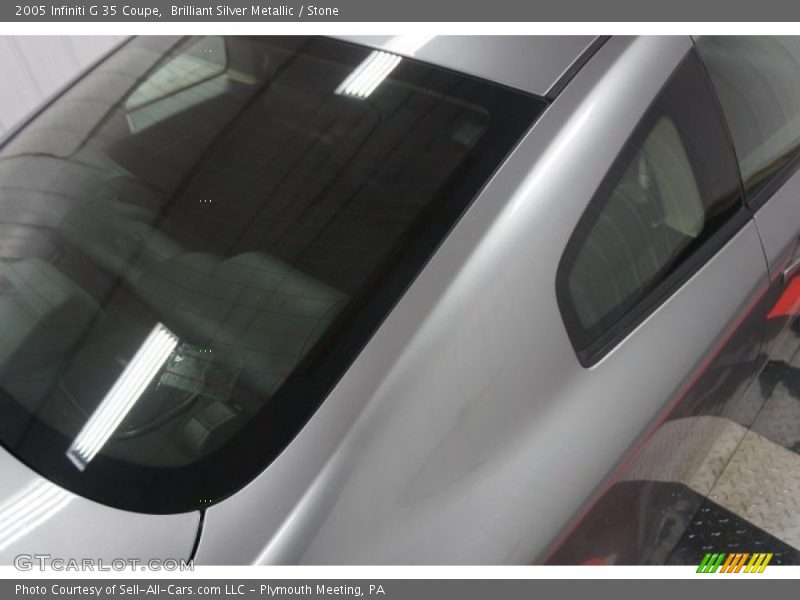 Brilliant Silver Metallic / Stone 2005 Infiniti G 35 Coupe
