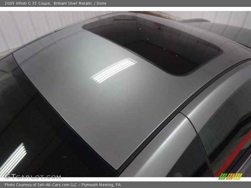 Brilliant Silver Metallic / Stone 2005 Infiniti G 35 Coupe