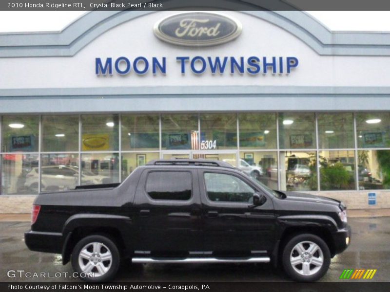 Crystal Black Pearl / Black 2010 Honda Ridgeline RTL