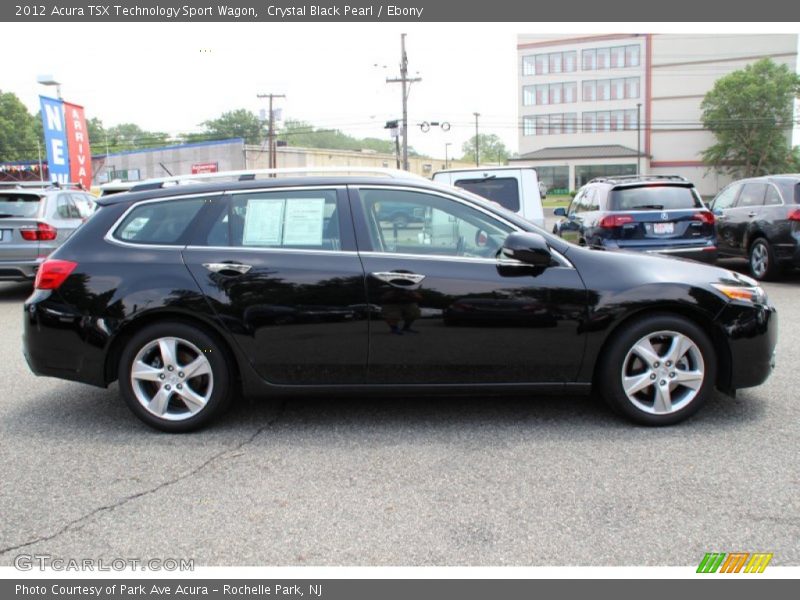 Crystal Black Pearl / Ebony 2012 Acura TSX Technology Sport Wagon