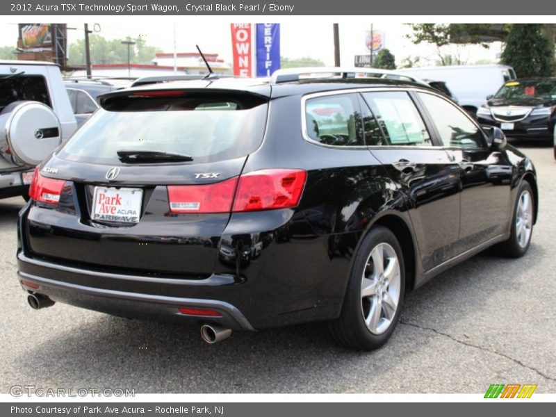 Crystal Black Pearl / Ebony 2012 Acura TSX Technology Sport Wagon
