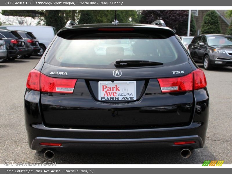 Crystal Black Pearl / Ebony 2012 Acura TSX Technology Sport Wagon