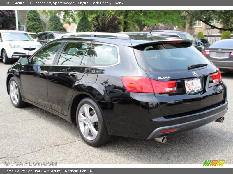 Crystal Black Pearl / Ebony 2012 Acura TSX Technology Sport Wagon