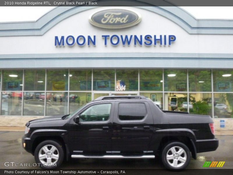 Crystal Black Pearl / Black 2010 Honda Ridgeline RTL