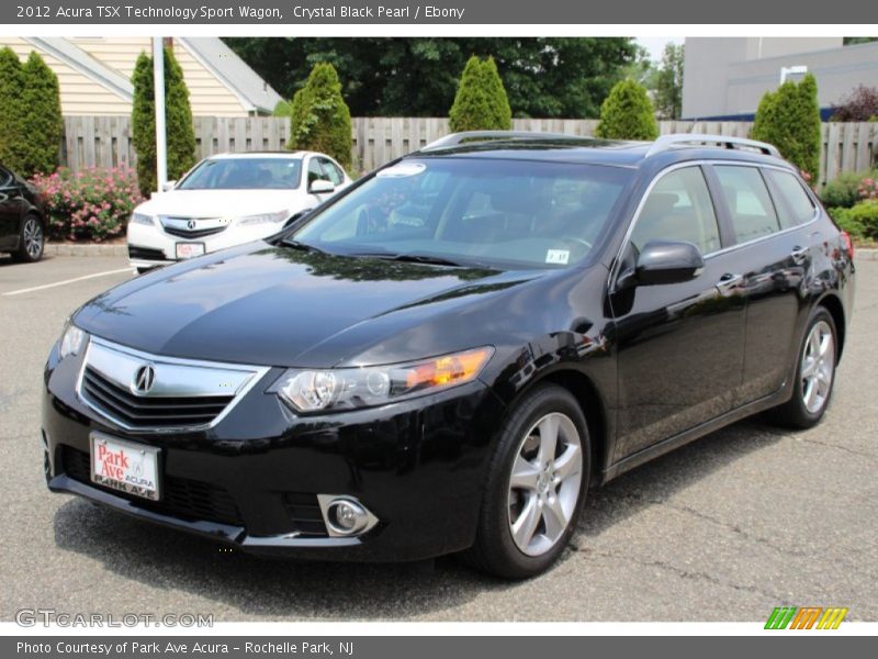 Crystal Black Pearl / Ebony 2012 Acura TSX Technology Sport Wagon