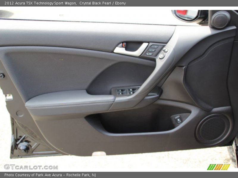 Crystal Black Pearl / Ebony 2012 Acura TSX Technology Sport Wagon