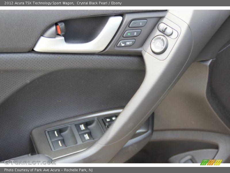 Crystal Black Pearl / Ebony 2012 Acura TSX Technology Sport Wagon