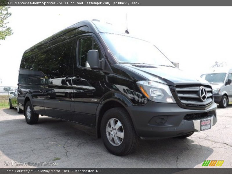 Jet Black / Black 2015 Mercedes-Benz Sprinter 2500 High Roof Passenger Van