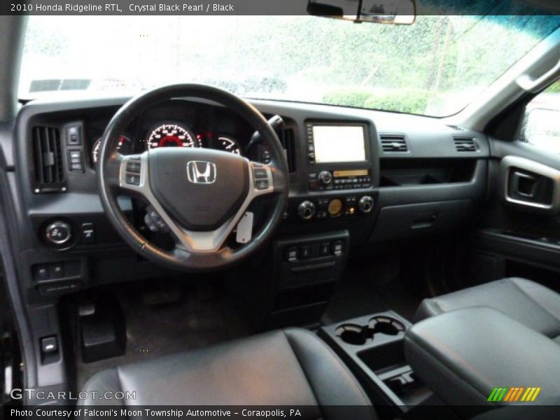 Crystal Black Pearl / Black 2010 Honda Ridgeline RTL