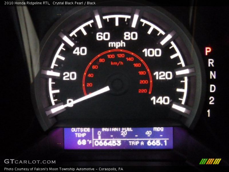 Crystal Black Pearl / Black 2010 Honda Ridgeline RTL