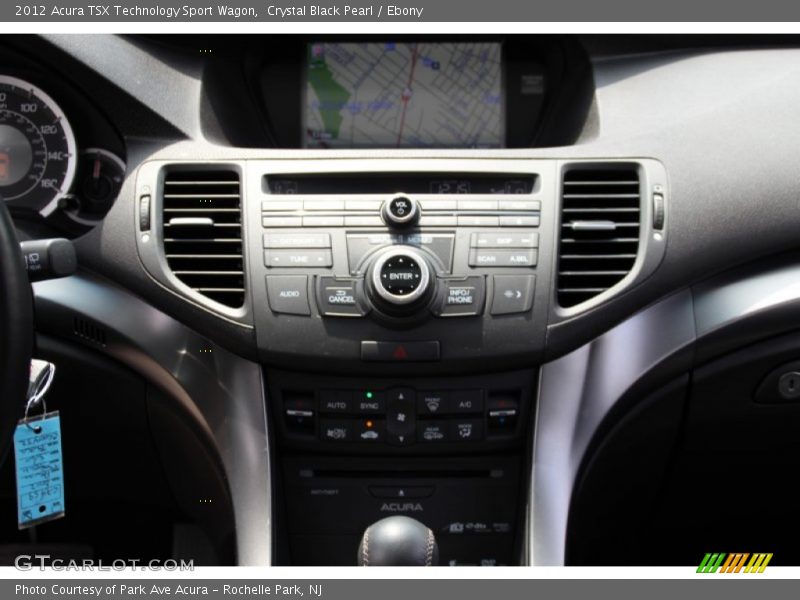 Crystal Black Pearl / Ebony 2012 Acura TSX Technology Sport Wagon