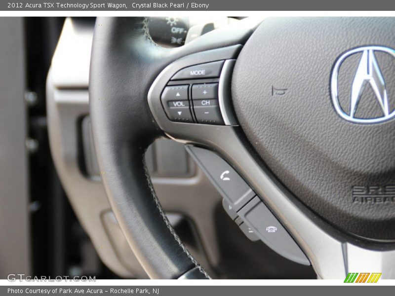 Crystal Black Pearl / Ebony 2012 Acura TSX Technology Sport Wagon