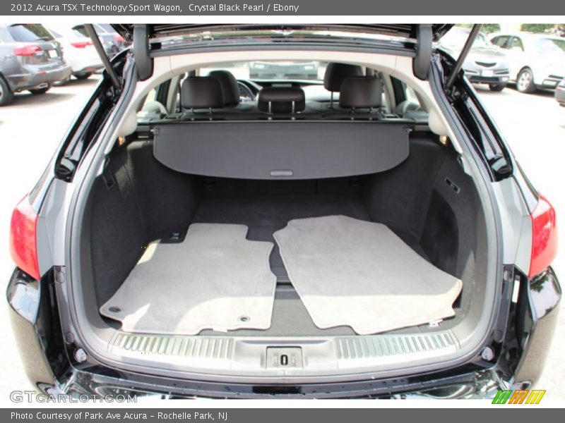 Crystal Black Pearl / Ebony 2012 Acura TSX Technology Sport Wagon
