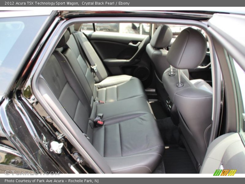 Crystal Black Pearl / Ebony 2012 Acura TSX Technology Sport Wagon