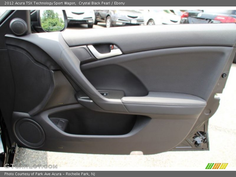 Crystal Black Pearl / Ebony 2012 Acura TSX Technology Sport Wagon