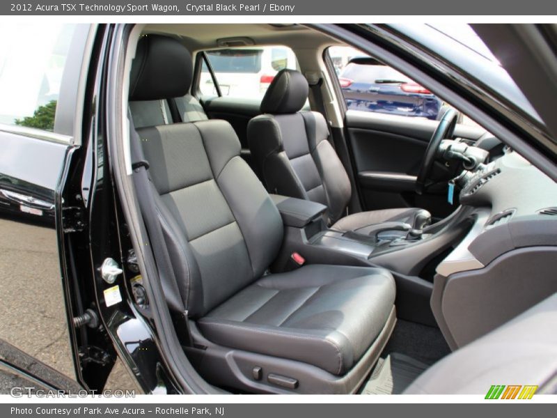 Crystal Black Pearl / Ebony 2012 Acura TSX Technology Sport Wagon