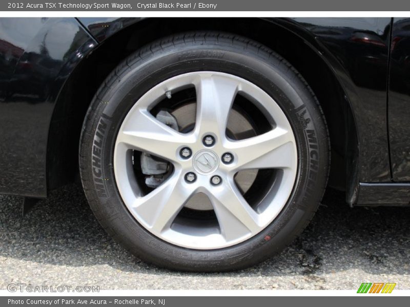Crystal Black Pearl / Ebony 2012 Acura TSX Technology Sport Wagon