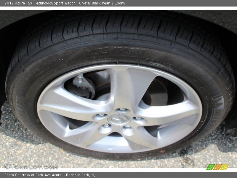 Crystal Black Pearl / Ebony 2012 Acura TSX Technology Sport Wagon
