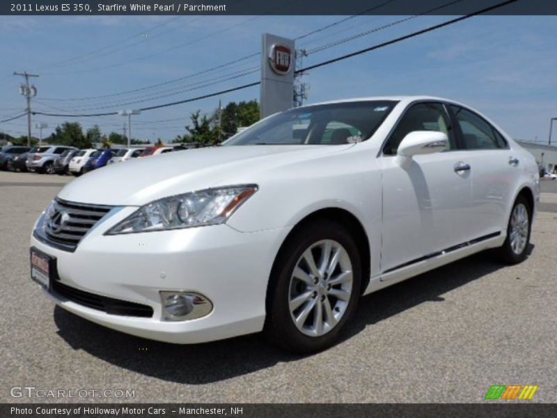 Starfire White Pearl / Parchment 2011 Lexus ES 350