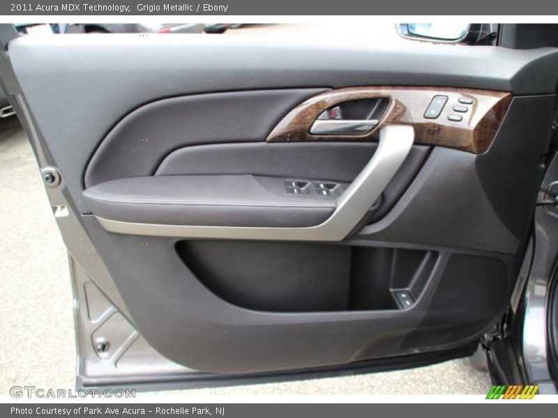 Grigio Metallic / Ebony 2011 Acura MDX Technology