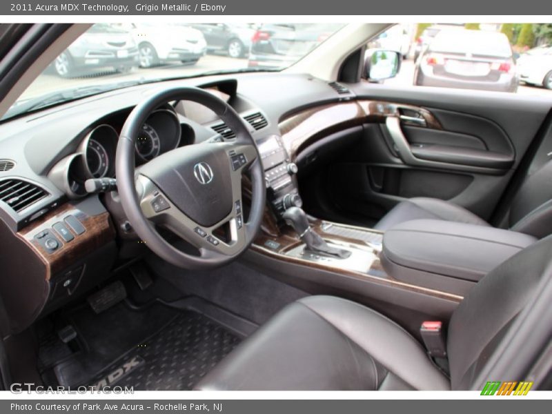 Grigio Metallic / Ebony 2011 Acura MDX Technology