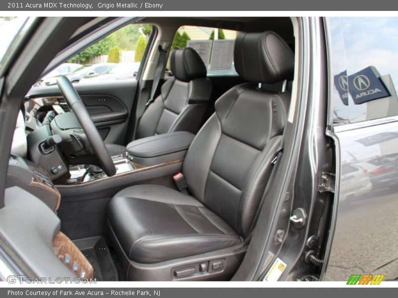 Grigio Metallic / Ebony 2011 Acura MDX Technology