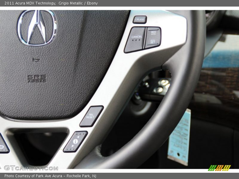 Grigio Metallic / Ebony 2011 Acura MDX Technology