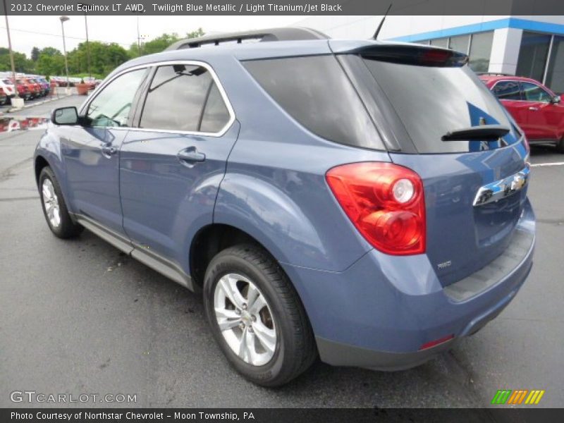 Twilight Blue Metallic / Light Titanium/Jet Black 2012 Chevrolet Equinox LT AWD