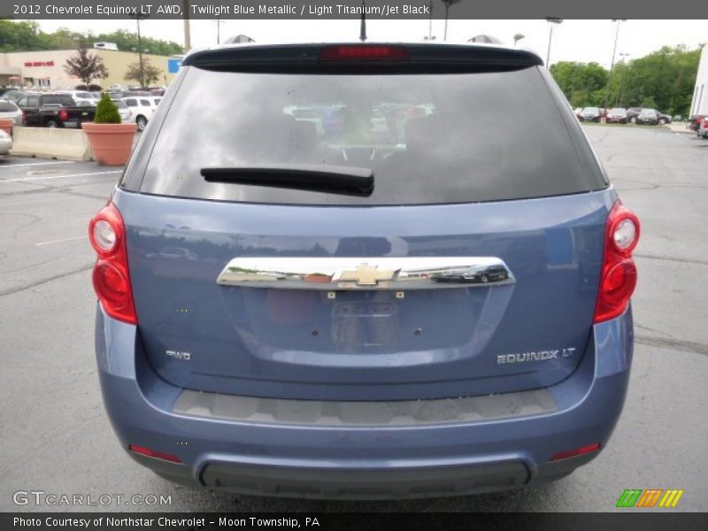 Twilight Blue Metallic / Light Titanium/Jet Black 2012 Chevrolet Equinox LT AWD