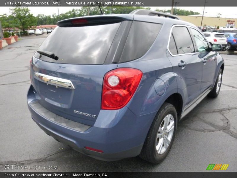Twilight Blue Metallic / Light Titanium/Jet Black 2012 Chevrolet Equinox LT AWD