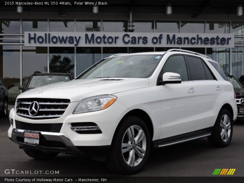 Polar White / Black 2015 Mercedes-Benz ML 350 4Matic