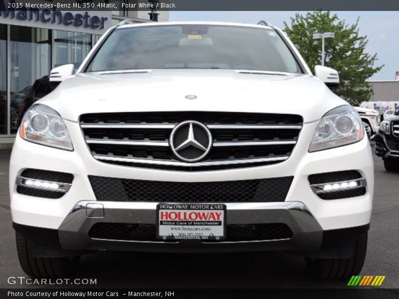 Polar White / Black 2015 Mercedes-Benz ML 350 4Matic