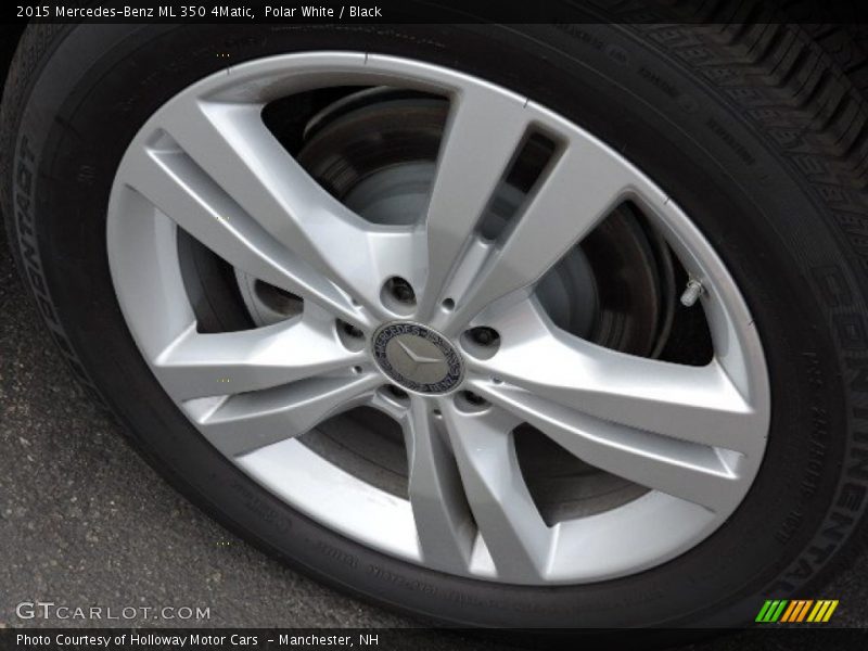 Polar White / Black 2015 Mercedes-Benz ML 350 4Matic