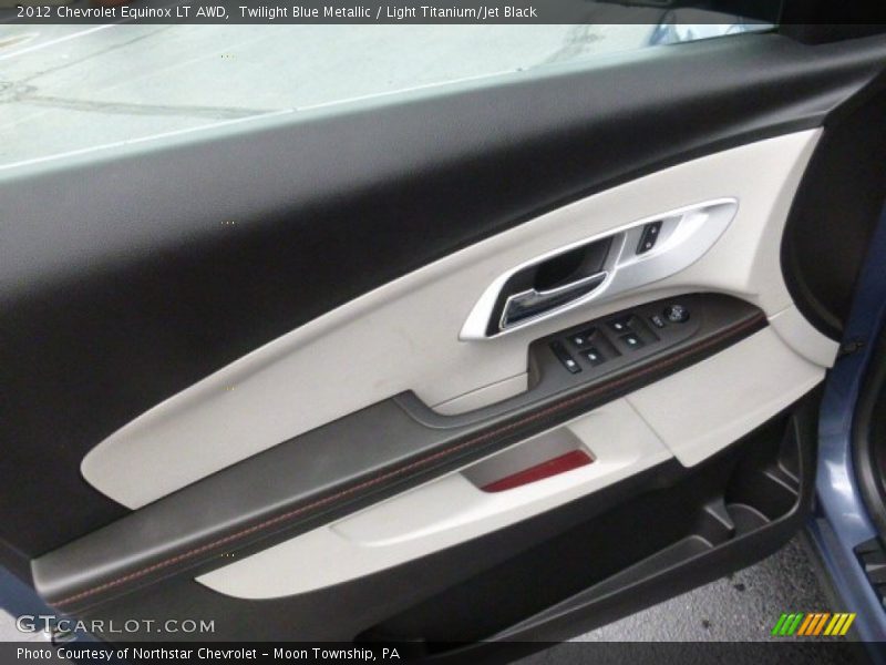 Twilight Blue Metallic / Light Titanium/Jet Black 2012 Chevrolet Equinox LT AWD