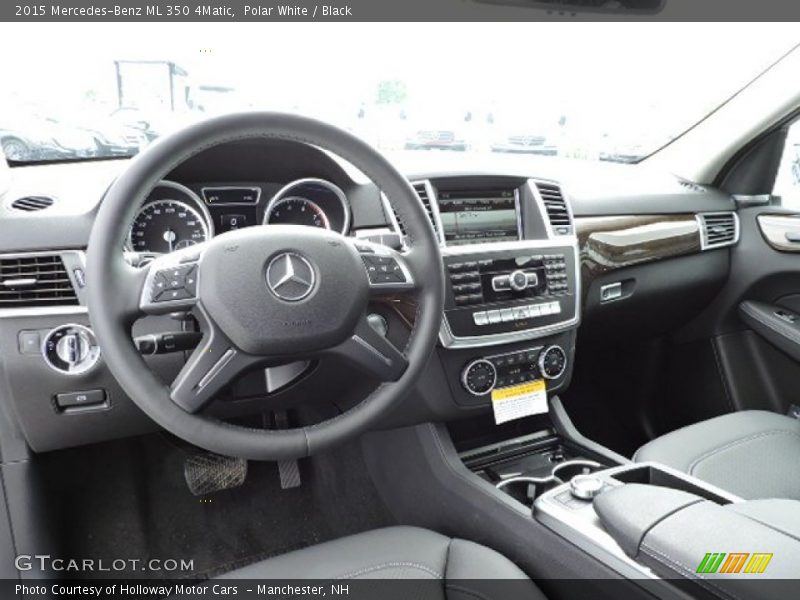 Polar White / Black 2015 Mercedes-Benz ML 350 4Matic