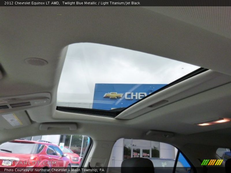 Twilight Blue Metallic / Light Titanium/Jet Black 2012 Chevrolet Equinox LT AWD