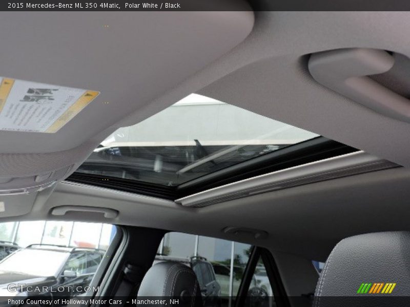 Polar White / Black 2015 Mercedes-Benz ML 350 4Matic